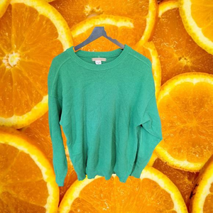 East Island Green Crew‎ Neck Sweater Size Medium